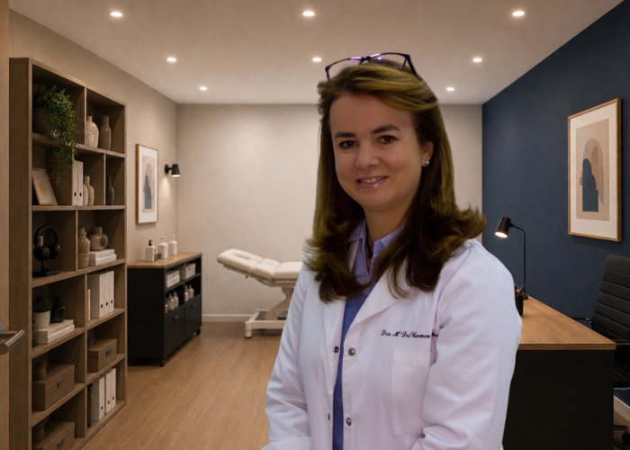 Dra. María del Carmen Soto en consulta clínica